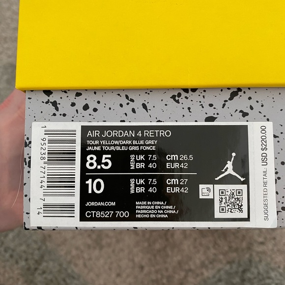 Jordan | Shoes | Air Jordan 4 Lightning Box | Poshmark